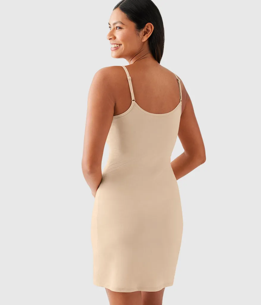 Wacoal Chemises & Bodysuits * Undertated Cotton Cheie Sand