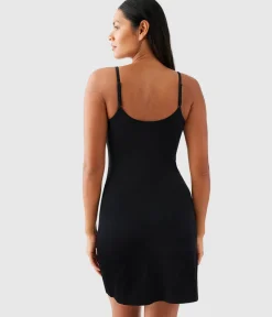 Wacoal Chemises & Bodysuits * Undertated Cotton Cheie Black
