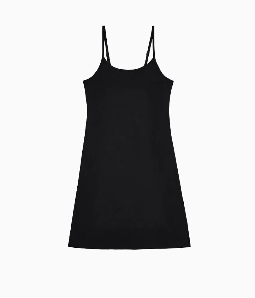 Wacoal Chemises & Bodysuits * Undertated Cotton Cheie Black