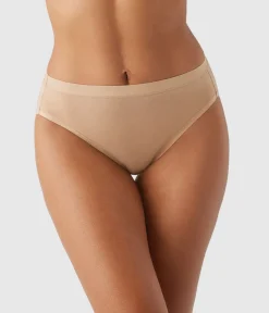 Wacoal Hi-Cut * Undertated Cotton Hi-Cut Praline
