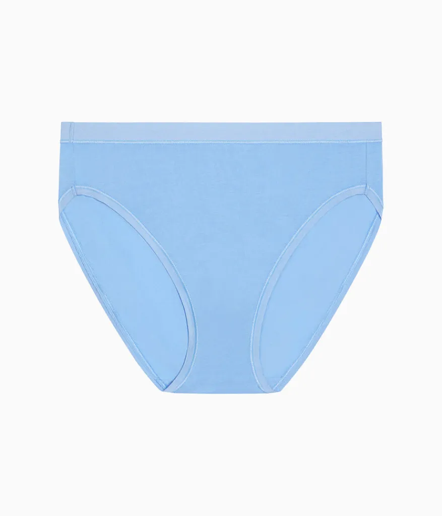 Wacoal Hi-Cut * Undertated Cotton Hi-Cut Bel Air Blue