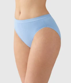Wacoal Hi-Cut * Undertated Cotton Hi-Cut Bel Air Blue