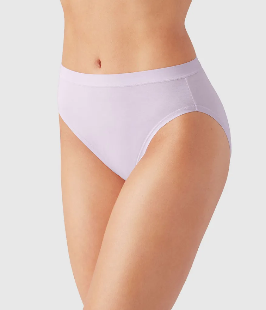 Wacoal Hi-Cut * Undertated Cotton Hi-Cut Orchid Hush