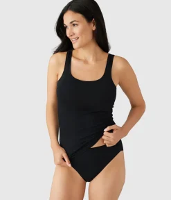 Wacoal Camis & Tanks * Undertated Cotton Tank Black