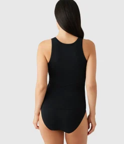 Wacoal Camis & Tanks * Undertated Cotton Tank Black