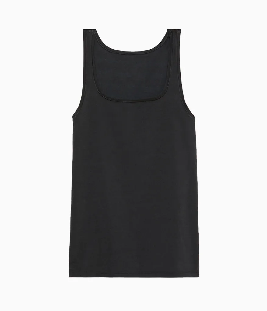 Wacoal Camis & Tanks * Undertated Cotton Tank Black