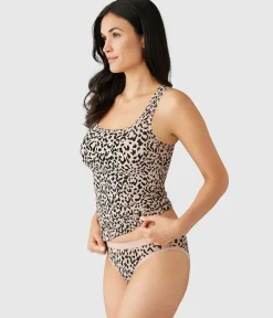 Wacoal Camis & Tanks * Undertated Cotton Tank Cheetah