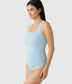 Wacoal Camis & Tanks * Undertated Cotton Tank Angel Falls Stripe