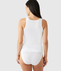 Wacoal Camis & Tanks * Undertated Cotton Tank White