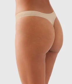 Wacoal Thong * Undertated Cotton Thong Sand