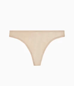 Wacoal Thong * Undertated Cotton Thong Sand