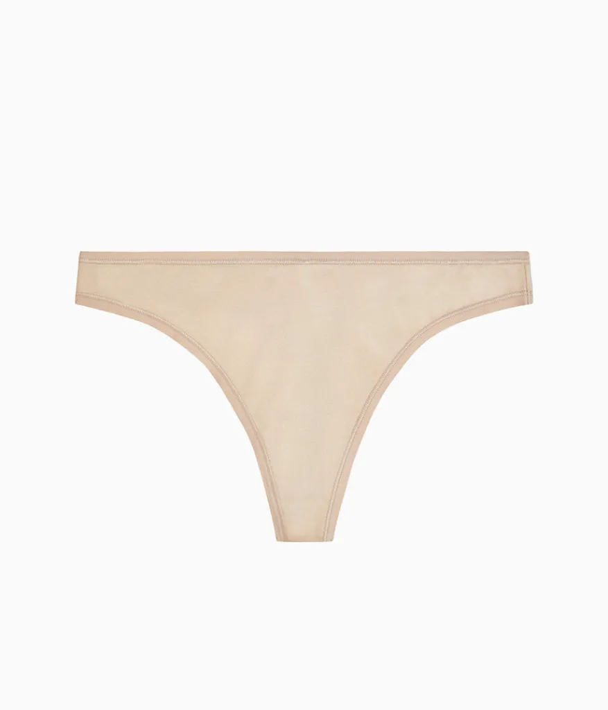 Wacoal Thong * Undertated Cotton Thong Sand