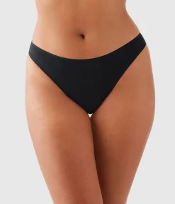 Wacoal Thong * Undertated Cotton Thong Black