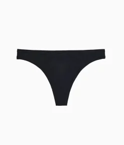 Wacoal Thong * Undertated Cotton Thong Black
