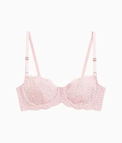 Wacoal Unlined|Lace * Untamed Demi Underwire Bra Rose Smoke