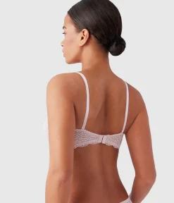 Wacoal Unlined|Lace * Untamed Demi Underwire Bra Rose Smoke