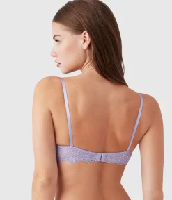 Wacoal Unlined|Lace * Untamed Demi Underwire Bra Lavender Gray