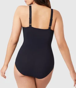 Wacoal Body Briefers|Underwire * Visual Effects Body Briefer with Minimizer Bra Black