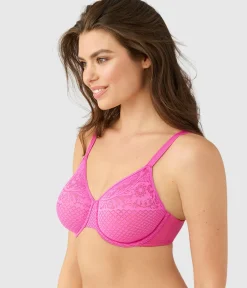 Wacoal Full Figure|Unlined * Visual Effects Minimizer Bra Wild Azalea