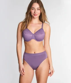 Wacoal Full Figure|Unlined * Visual Effects Minimizer Bra Italian Grape