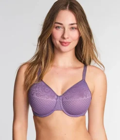 Wacoal Full Figure|Unlined * Visual Effects Minimizer Bra Italian Grape