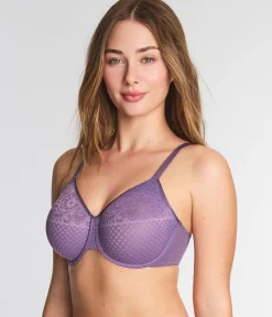 Wacoal Full Figure|Unlined * Visual Effects Minimizer Bra Italian Grape