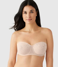 Wacoal Full Figure|Unlined * Visual Effects Strapless Minimizer Bra Sand
