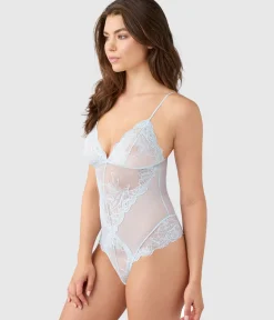 Wacoal Chemises & Bodysuits * Vivid Attraction Bodyuit Soft Sky