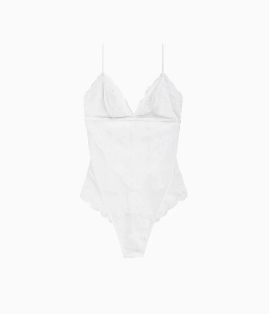 Wacoal Chemises & Bodysuits * Vivid Attraction Bodyuit White