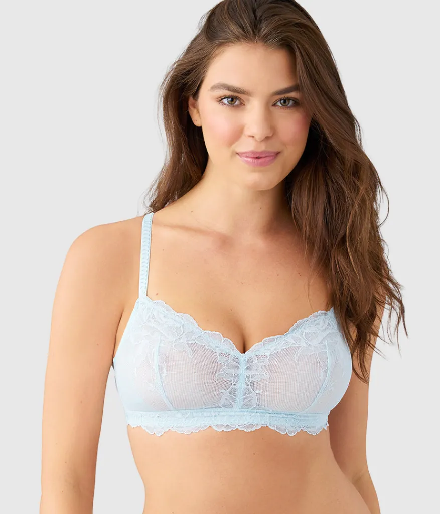 Wacoal Bralettes|Unlined * Vivid Attraction Braette Soft Sky