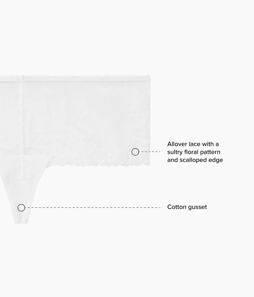 Wacoal Panties|Tanga/Cheeky * Vivid Attraction Tanga White