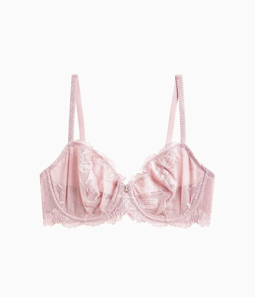 Wacoal Unlined|Lace * Vivid Attraction Underwire Bra Woodrose