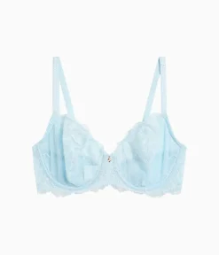 Wacoal Unlined|Lace * Vivid Attraction Underwire Bra Soft Sky